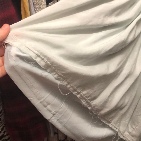 Backless Maxi Dress- Seafoam, Small - Picture 4 of 5